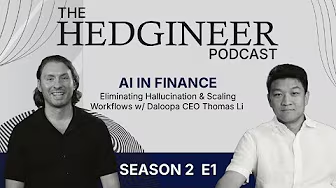 AI in Finance: Eliminating Hallucination & Scaling Workflows